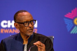 The government of Rwandan President Paul Kagame has been criticised for its human rights record and accused of stifling dissent [File:Jean Bizimana/Reuters]