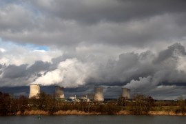 The four cooling towers and the reactors of the Electricite de France (EDF) nuclear power plant in Cattenom, France [File: Pascal Rossignol/Reuters]
