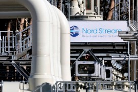 Pipes of Nord Stream 1 pipeline.