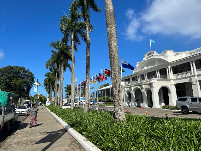 Grand Pacific Hotel in Suva, Fiji.