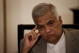 Sri Lanka's acting President Ranil Wickremesinghe has declared a state of emergency [File: Adnan Abidi/Reuters]