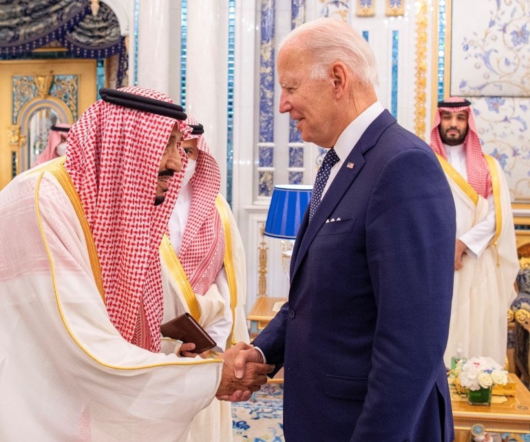 Biden in Saudi