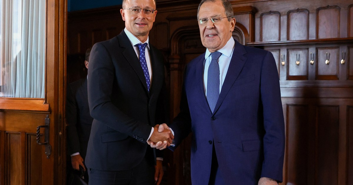 Maďarský ministr zahraničí v Moskvě na jednání o dodávkách plynu |  válečné zprávy mezi Ruskem a Ukrajinou