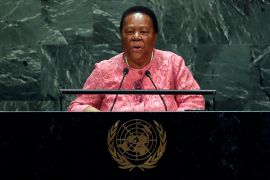 Naledi Pandor, minister for international relations and cooperation of South Africa