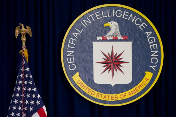 the seal of the Central Intelligence Agency at CIA headquarters