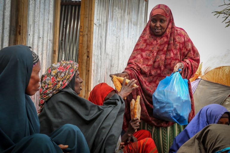 Somalis who fled drought-stricken areas