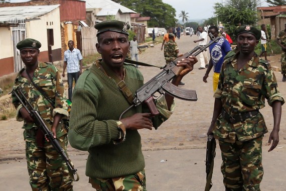 Burundian soldiers