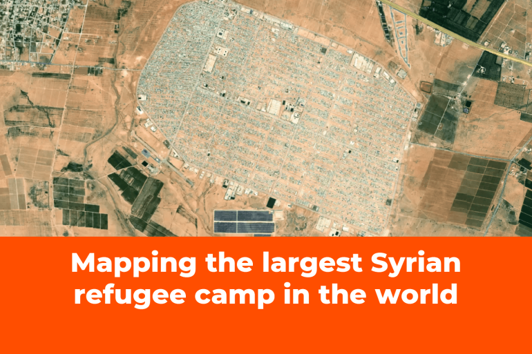INTERACTIVE - Mapping the largest Syrian refugee camp in the world poster image