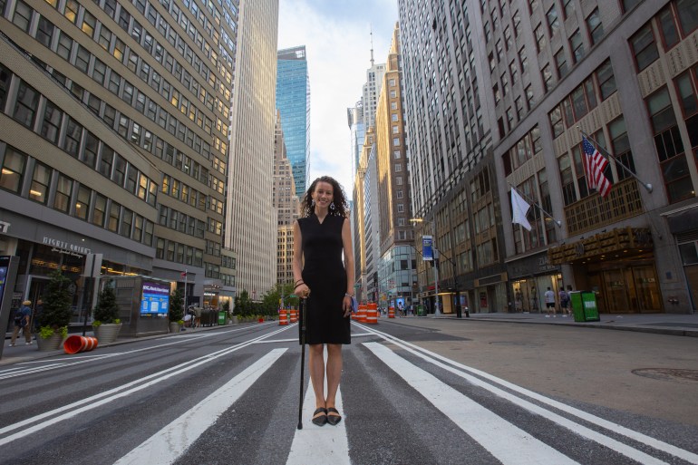 Former New York City Council candidate Rebecca Lamorte poses for a photo in New York City, New York, United States.