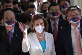US House Speaker Nancy Pelosi in Taiwan