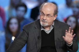 Rushdie was forced into hiding in 1989 after his book The Satanic Verses was denounced by Iranian leader Ayatollah Ruhollah Khomeini [File: Kenzo Tribouillard/AFP]