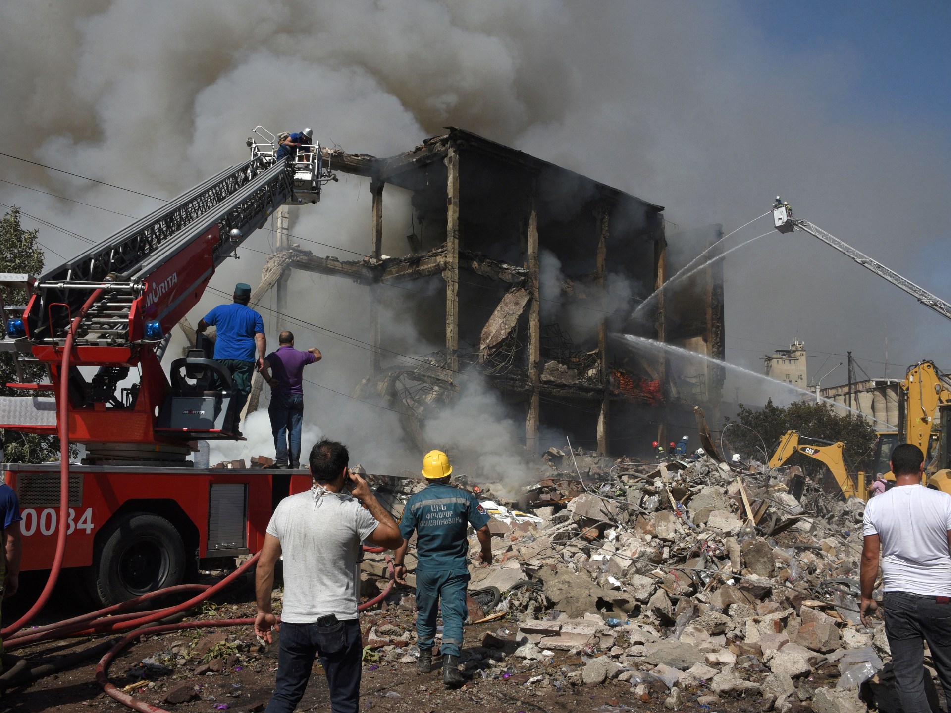 Armenia: Five dead, dozens hurt in explosion at Sumarlu market - Al Jazeera English