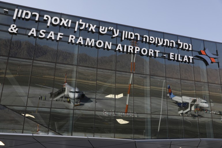 View of the international Ramon Airport