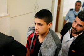 Ahmad Manasra, whose case has made global headlines, was first arrested in 2015 at age 13 [File: Ammar Awad/Reuters]