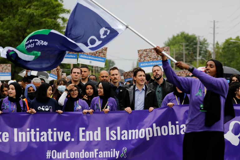 London, Ontario rally against Islamophobia