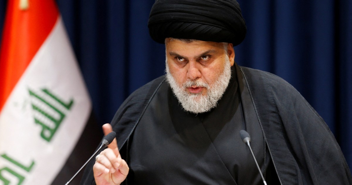Al-Sadr w Iraku wzywa do rozwiązania parlamentu, przedterminowych wyborów |  protesty wiadomości