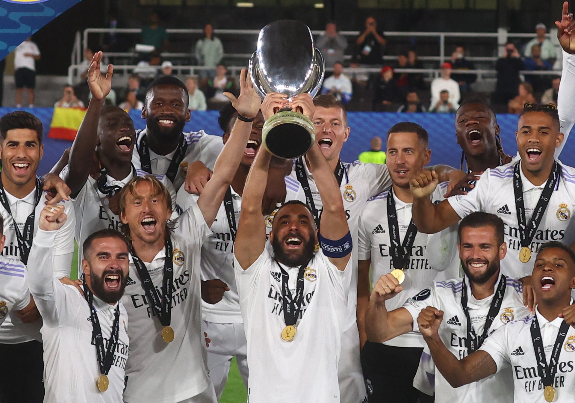 Real Madrid outclass Eintracht Frankfurt to win 5th Super Cup