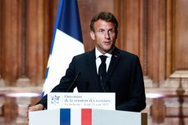 French President Emmanuel Macron [File: Mohammed Badra, pool via AP Photo]
