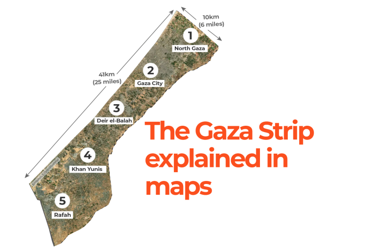 INTERACTIVE - The Gaza Strip explained in maps