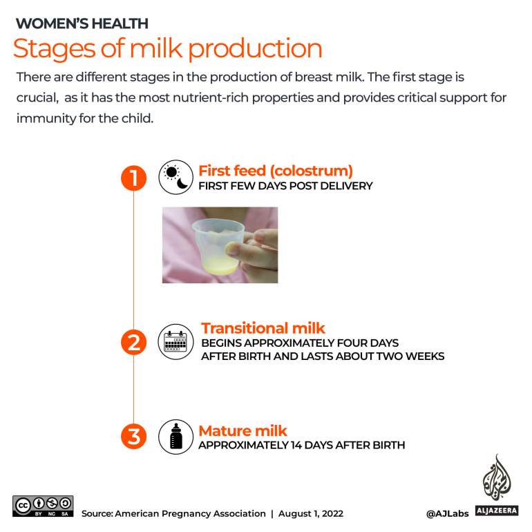 INTERACTIVE_BREASTFEEDING AWARENESS WEEK - STAGES OF MILK PRODUCTION
