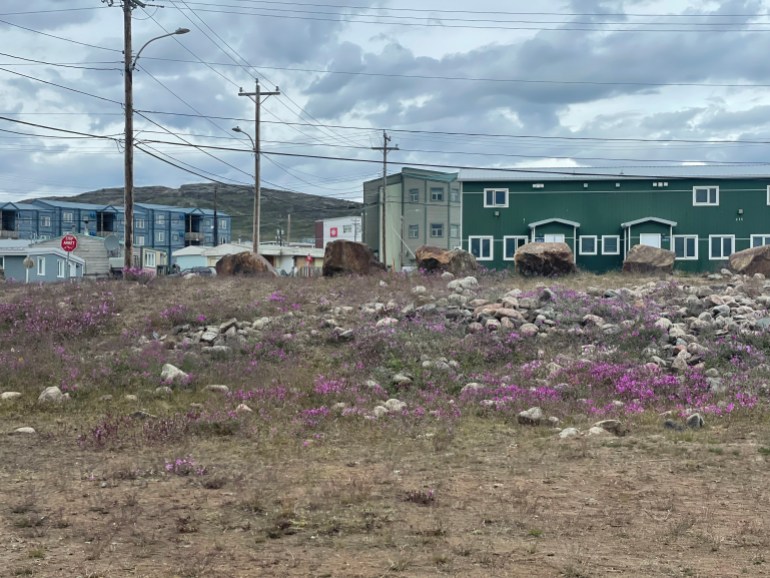 A view of Iqaluit in the summer