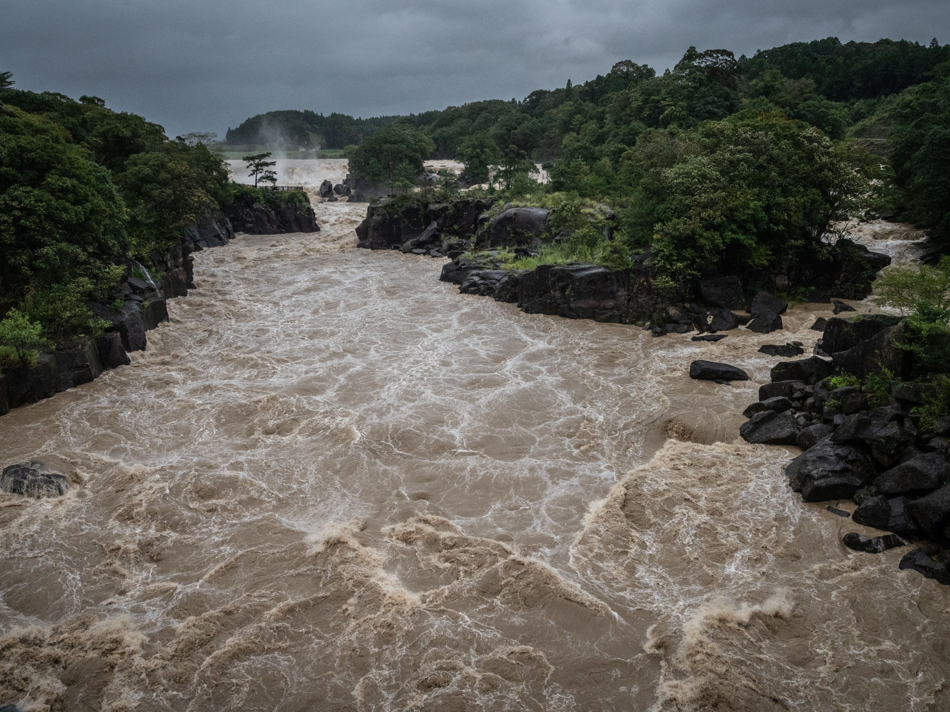Typhoon Nanmadol lashes Japan with heavy rain; one killed | Weather News |  Al Jazeera