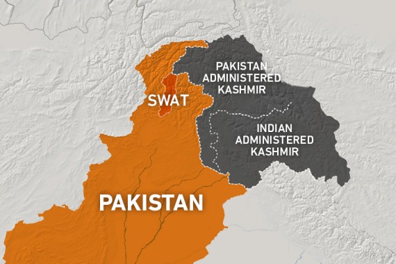 Swat Pakistan map