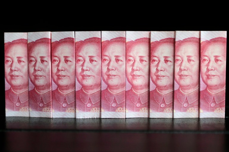 China’s Yuan Sinks To Record Low Against US Dollar