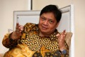 Indonesia's Chief Economic Minister Airlangga Hartarto.