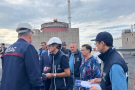 Russia and Ukraine have for weeks accused one another of shelling the nuclear plant in Zaporizhzhia [File: International Atomic Energy Agency/Handout via Reuters]
