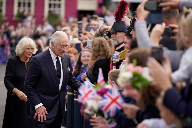 King Charles meets people in Belfast