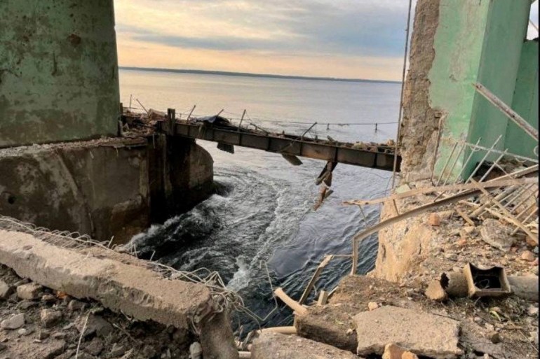 Ukraine dam hit by Russian missiles in Zelenskyy’s hometown