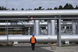 The leaks on the Nord Stream pipelines are suspected to be sabotage. [File: Fabrizio Bensch/Reuters]