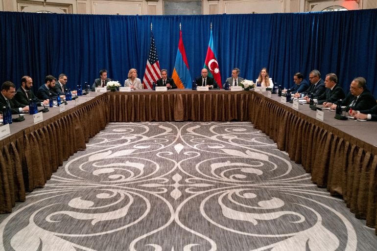 Blinken hosts Armenia, Azerbaijan foreign ministers in New York City, the US.
