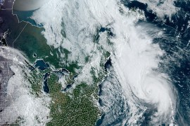 Hurricane Fiona advances towards Canada&#39;s Maritime provinces. [NOAA/Reuters]