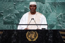 Mali's Prime Minister Abdoulaye Maiga addresses the 77th Session of the United Nations General Assembly.