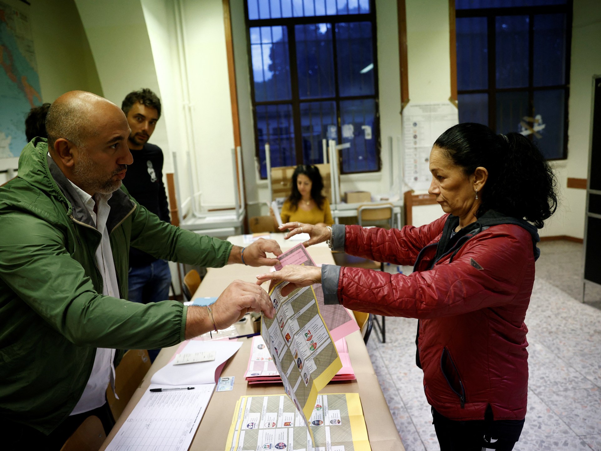 The polls open in Italy with the right-wing alliance poised for victory