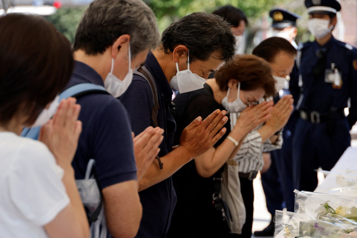 Tense Japan holds funeral for assassinated ex-leader Abe