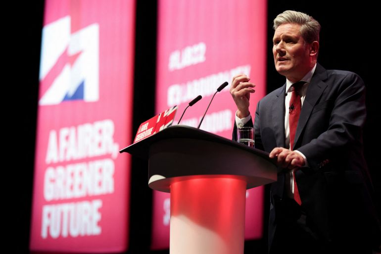 British Labour Party leader Keir Starmer