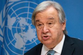 &#39;We need to wake up - and get to work,&#39; United Nations Secretary General Antonio Guterres says [File: Mary Altaffer/AP]
