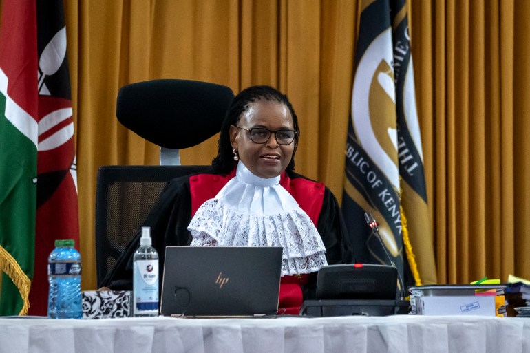Kenya's Supreme Court judge Chief Justice Martha Koome