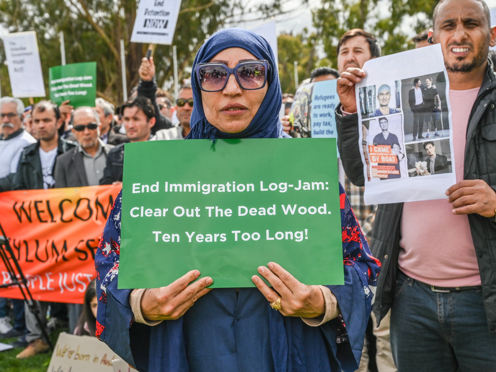 ‘Too much’: Refugees rally for permanent visas in Australia | Refugees News