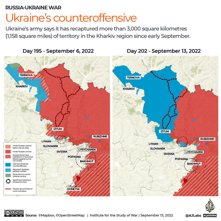 Ukraine Conflict Latest  INTERACTIVE_Ukraine_counteroffensive_13-09-2022