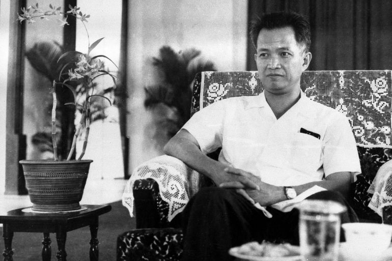Photo of Khieu Samphan dated July 27, 1975.