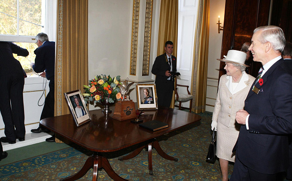 Queen Elizabeth at the Royal National Defense College