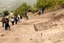 suspected mass grave in Karabakh