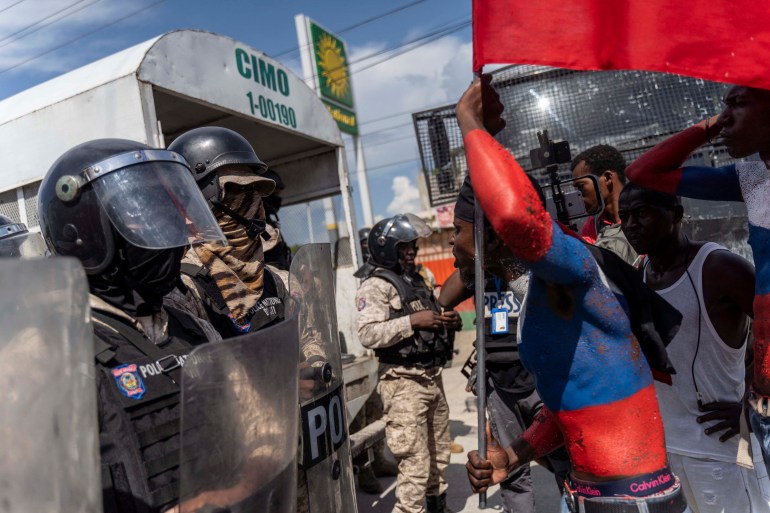 Protests in Haiti