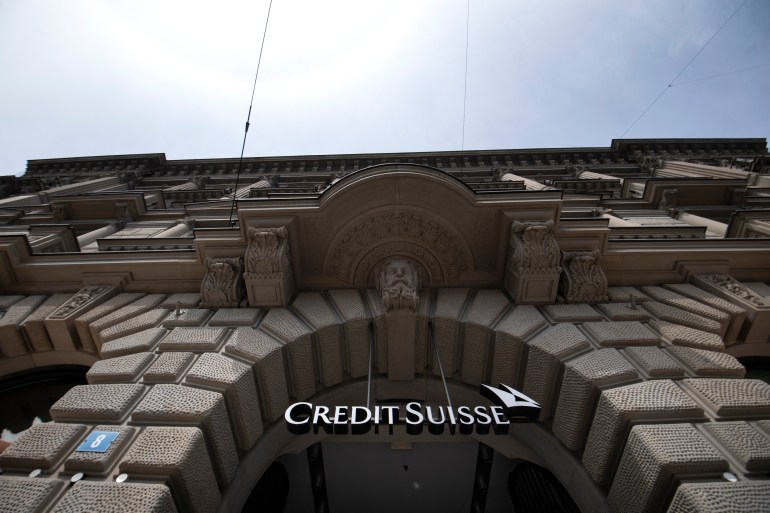 Credit Suisse headquarters in Zurich, Switzerland.