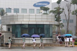 Major tech brands like Samsung are expanding operations in Vietnam as manufacturers sour on China&#39;s ultra-strict &#34;zero COVID&#34; policies [File: Kham/Reuters]