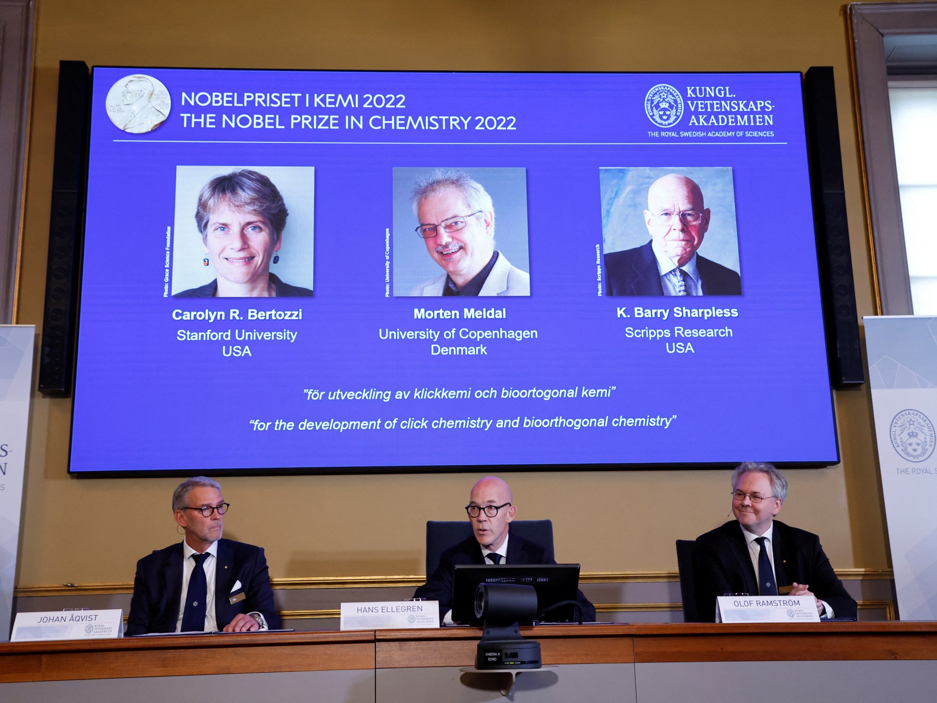 Trio of scientists win Nobel Prize for Chemistry Science and